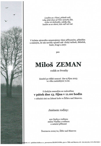pan Miloš Zeman