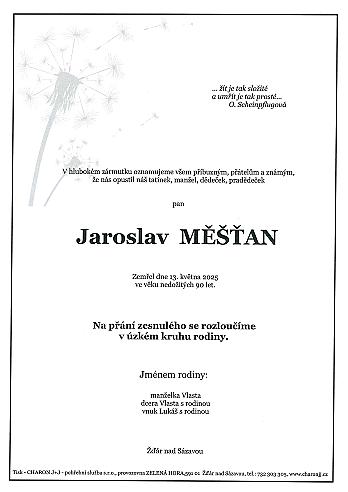 Jaroslav  MĚŠŤAN