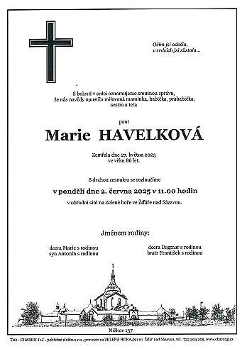 Marie HAVELKOVÁ