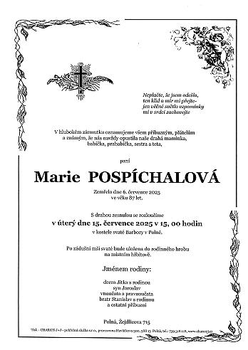 Marie POSPÍCHALOVÁ