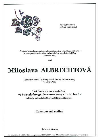 Miloslava Albrechtová