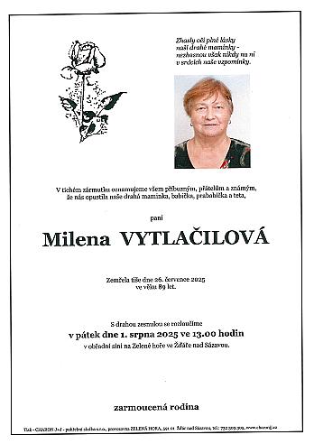 Milena VYTLAČILOVÁ