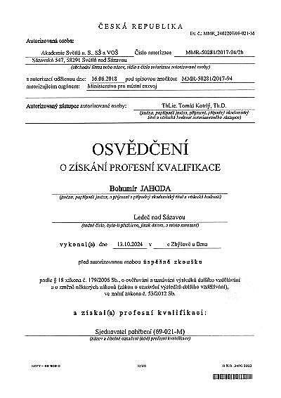 Sjednavatel pohřbení 69-02-M