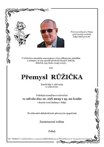Přemysl RŮŽIČKA