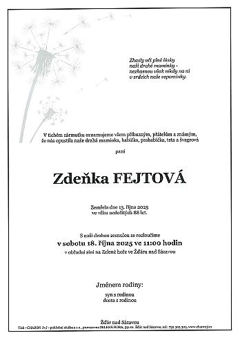 Zdeňka FEJTOVÁ