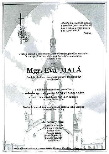 Mgr. Eva MALÁ