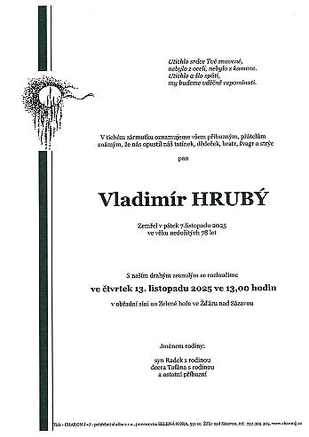 Vladimír HRUBÝ