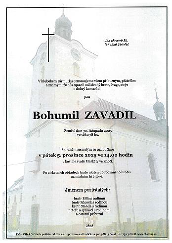 Bohumil ZAVADIL