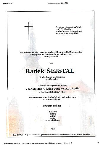 Radek ŠEJSTAL