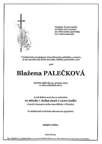 Blažena PALEČKOVÁ