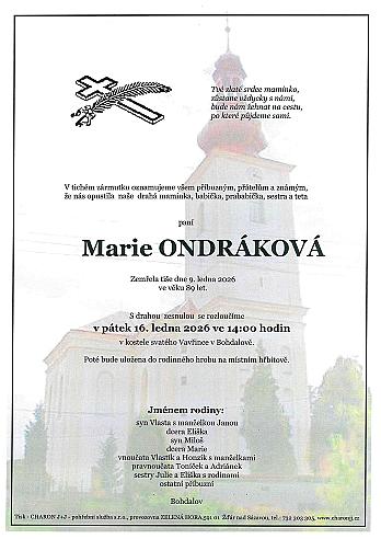 Marie ONDRÁKOVÁ