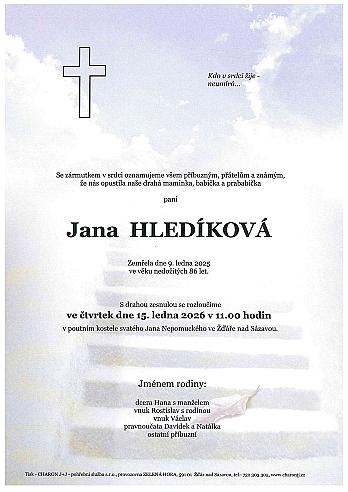 Jana HLEDÍKOVÁ