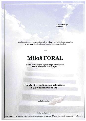 Miloš FORAL