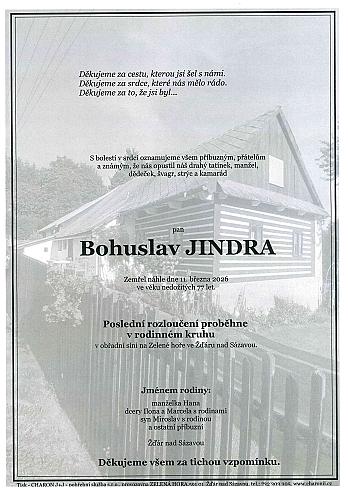 Bohuslav JINDRA
