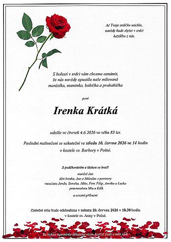 Irena KRÁTKÁ