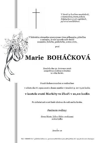 Marie BOHÁČKOVÁ