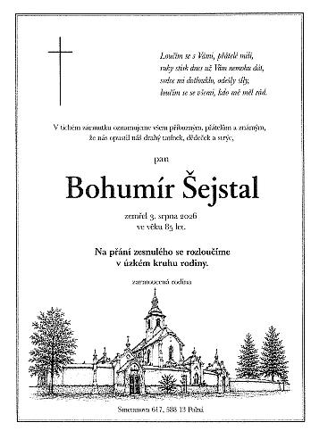 Bohumír ŠEJSTAL