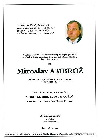 Miroslav AMBROŽ