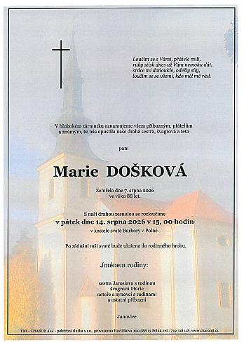 Marie DOŠKOVÁ