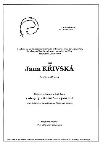 Jana KŘIVSKÁ