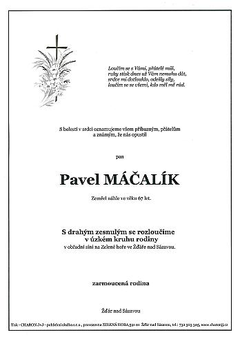 Pavel MÁČALÍK