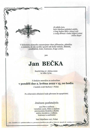 pan Jan BEČKA