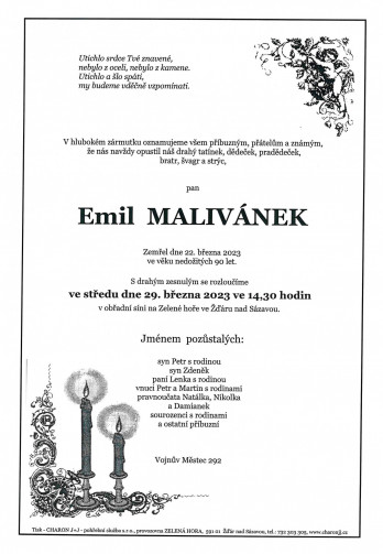 pan Emil MALIVÁNEK